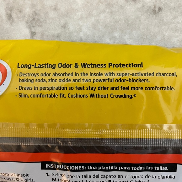 NWT Odor-Eaters®️ 3 Pack, Odor Destroying Insoles. - Picture 3 of 8